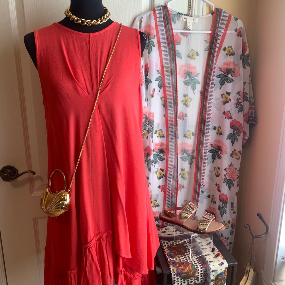Twin-Set Simona Barbieri asymmetrical dress